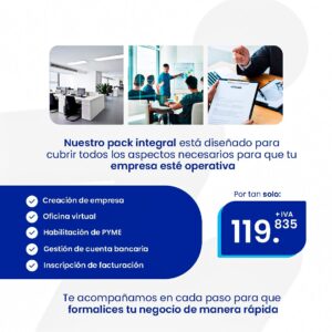 Promoción especial: Pack Formalización de empresa